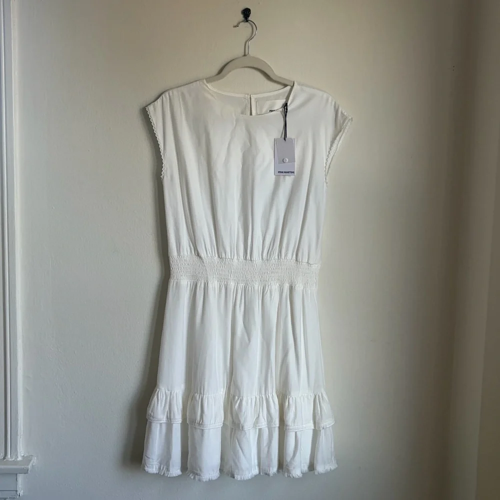 NWT Pink Martini The Claire Dress White - Picture 2 of 7